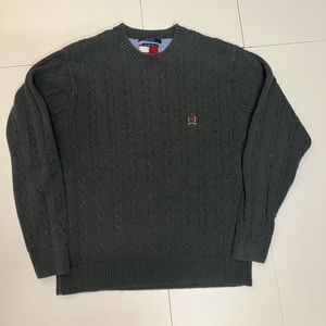 Tommy Hilfiger cross knit sweater
